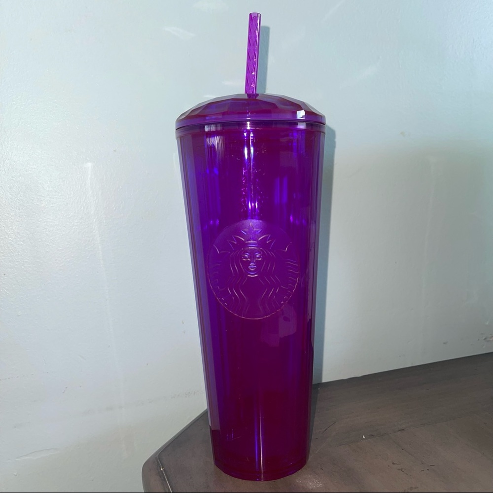 Reflective Purple Dome Lid Starbucks Tumbler 2021